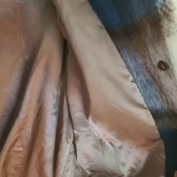 **SOLD** Calvin Klein Long Blue Shacket - Picture 7 of 11